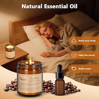 Foto 3 | Foto 3 | Vela Aromática De Café Obisesio Cera De Soja 200 Ml 45-50 H Burn - Venta Internacional.