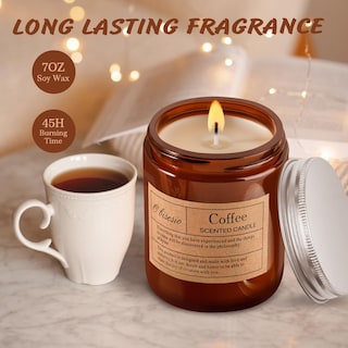 Foto 4 | Foto 4 | Vela Aromática De Café Obisesio Cera De Soja 200 Ml 45-50 H Burn - Venta Internacional.