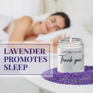 Foto 4 | Foto 4 | Vela De Cera Y Lavanda De Thank You Gifts 200 Ml - Aujzoo - Venta Internacional.