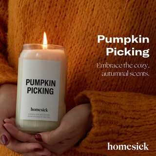 Foto 2 | Foto 2 | Vela Aromática Homesick Pumpkin Picking 400 Ml Mezcla De Cera De Soja - Venta Internacional.