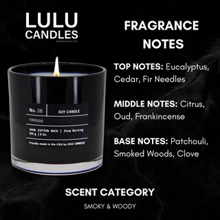 Foto 2 | Foto 2 | Candle Lulu Candles Fireside Luxury Tarro De Soja Perfumado 265 Ml - Venta Internacional.