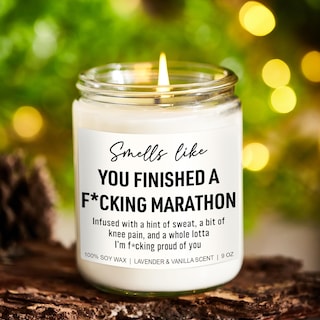 Foto 4 | Foto 4 | Vela Aromática Younift Funny De 265 Ml Para Corredores De Maratón Regalo - Venta Internacional.