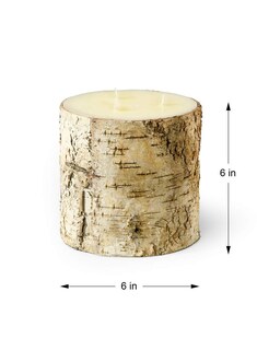 Foto 6 | Foto 6 | Pilar Candle Serene Spaces Living Con Corteza De Abedul 6 Cm X 15 Cm - Venta Internacional.
