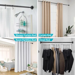 Foto 6 | Foto 6 | Barra De Armario Pragmatist Ajustable De 71 A 130 Cm Metal Negro - Venta Internacional.