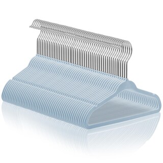 Foto 1 | Foto 1 | Perchas Para Bebés Casafield De Terciopelo Flocado  Tamaño 11  Azul Claro X50 - Venta Internacional.
