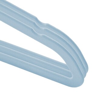 Foto 3 | Foto 3 | Perchas Para Bebés Casafield De Terciopelo Flocado  Tamaño 11  Azul Claro X50 - Venta Internacional.