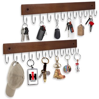 Foto 1 | Foto 1 | Ganchos Para Llaves Unifun Montados En La Pared Con 12 Ganchos Paquete De 2 - Venta Internacional.