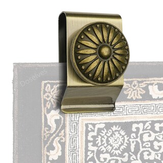 Foto 2 | Foto 2 | Pinzas Para Colgar En La Pared Doselves Textile Art  2 Unidades  Color Bronce - Venta Internacional.