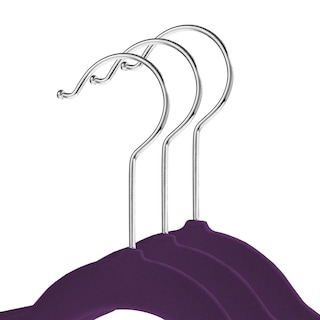 Foto 2 | Foto 2 | Perchas Para Niños Casafield De Terciopelo  Tamaño 14  Color Morado (paquete De 50) - Venta Internacional.