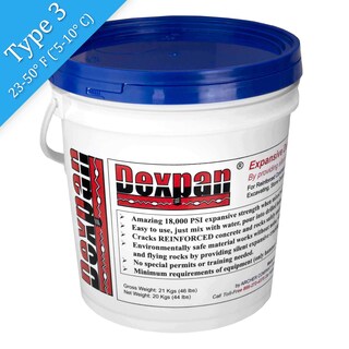 Foto 2 | Foto 2 | Lechada De Demolición Expansiva Dexpan Dexpan44bkt3 Cubo De 20 Kg - Venta Internacional.