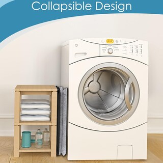 Foto 4 | Foto 4 | Cesto De Ropa Snigjat Extra Grande De 100 Litros Con Asas Resistentes Color Gris - Venta Internacional.