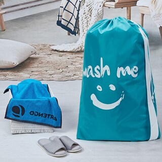 Foto 2 | Foto 2 | Bolsa De Viaje Para Ropa Sucia Homest Wash Me Xl Paquete De 2 Unidades Azul Y Azul - Venta Internacional.