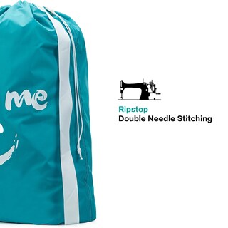 Foto 4 | Foto 4 | Bolsa De Viaje Para Ropa Sucia Homest Wash Me Xl Paquete De 2 Unidades Azul Y Azul - Venta Internacional.