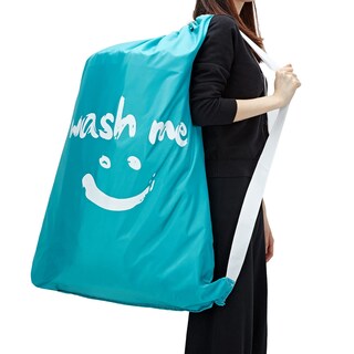 Foto 6 | Foto 6 | Bolsa De Viaje Para Ropa Sucia Homest Wash Me Xl Paquete De 2 Unidades Azul Y Azul - Venta Internacional.