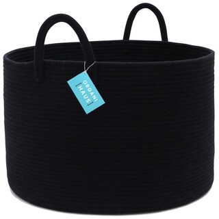 Foto 1 | Foto 1 | Cuerda De Algodón Tejida Organihaus Para Cesto De Ropa Sucia  20 X 13 Pulgadas  Negra - Venta Internacional.