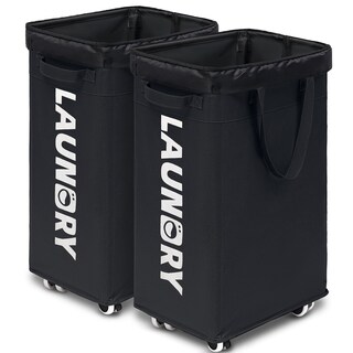 Foto 1 | Foto 1 | Cesta De Ropa Goodpick De 75 Litros Con Ruedas Paquete De 2 Con Bolsas De Lavado - Venta Internacional.