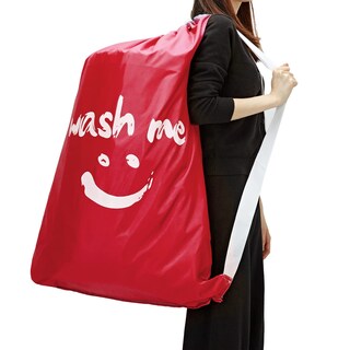 Foto 6 | Foto 6 | Bolsa De Viaje Para Ropa Sucia Homest Wash Me Xl  Paquete De 2 Unidades  Color Negro Y Rojo - Venta Internacional.