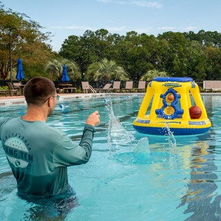 Foto 4 | Foto 4 | Set De Canastas De Baloncesto Para Piscina Wave Runner Swoosh 360 - Venta Internacional.