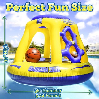 Foto 7 | Foto 7 | Set De Canastas De Baloncesto Para Piscina Wave Runner Swoosh 360 - Venta Internacional.