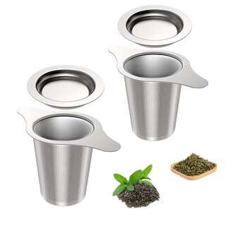 Foto 1 | Foto 1 | Colador De Té Con Infusor Amlits Acero Inoxidable 18/8 2 Unidades - Venta Internacional.