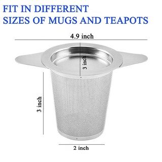 Foto 2 | Foto 2 | Colador De Té Con Infusor Amlits Acero Inoxidable 18/8 2 Unidades - Venta Internacional.