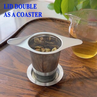 Foto 7 | Foto 7 | Colador De Té Con Infusor Amlits Acero Inoxidable 18/8 2 Unidades - Venta Internacional.