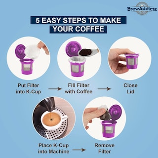 Foto 6 | Foto 6 | Filtros De Café Brew Addicts 600 De Papel Para Cafeteras Keurig - Venta Internacional.