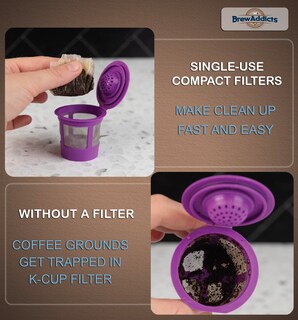 Foto 4 | Foto 4 | Filtros De Café Brew Addicts 300 De Papel Para Cafeteras Keurig - Venta Internacional.