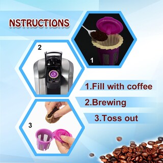 Foto 5 | Foto 5 | Filtros De Café Y 2 Tazas K Reutilizables Compatibles Con Keurig - Venta Internacional.