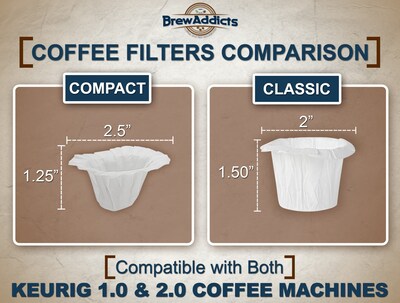 Foto 6 | Foto 6 | Filtros De Café Brew Addicts 600 De Papel Para Cafeteras Keurig - Venta Internacional.