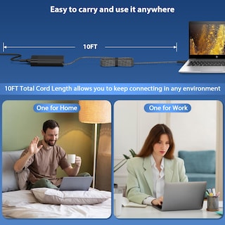 Foto 6 | Foto 6 | Cargador De Portátil Adaptador Ac 90 W 65 W Usb-c Para Hp Spectre X360 - Venta Internacional.