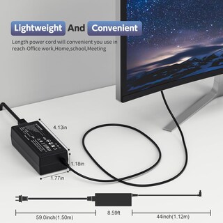 Foto 7 | Foto 7 | Cable De Alimentación 14v 3a 42w Para Monitor Samsung 32-15 S22c300h - Venta Internacional.