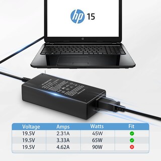 Foto 5 | Foto 5 | Cargador Portátil De 65 W 19 5 V 3 33 A Punta Azul Para Hp Probook/elitebook - Venta Internacional.