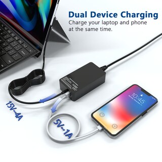 Foto 5 | Foto 5 | Cargador Ruilezyo De 65 W Para Microsoft Surface Pro 10-8 Surface Laptop 6-1 - Venta Internacional.