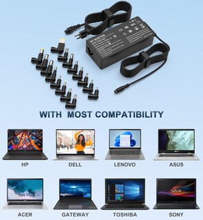 Foto 6 | Foto 6 | Cargador Portátil Universal De 90 W Para Hp Lenovo Dell Acer Asus - Venta Internacional.