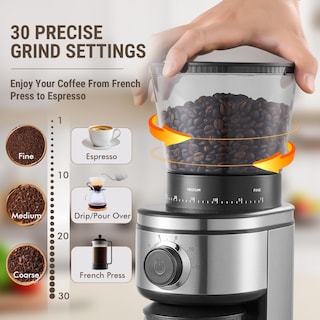 Foto 3 | Foto 3 | Molinillo De Café Aychiro Electric Conic Burr 30 Grind Set - Venta Internacional.