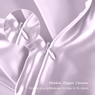 Foto 3 | Foto 3 | Funda De Almohada De Seda Dkbslik Mulberry Silk Queen Size Juego De 2 - Venta Internacional.