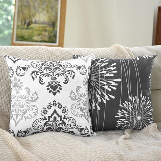 Foto 5 | Foto 5 | Fundas De Almohada Coliuso Color Gris Oscuro/blanco 45 X 45 Cm Juego De 4 - Venta Internacional.