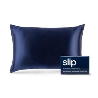 Foto 1 | Foto 1 | Funda De Almohada De Seda Slip The Original Queen 22 Momme Navy - Venta Internacional.