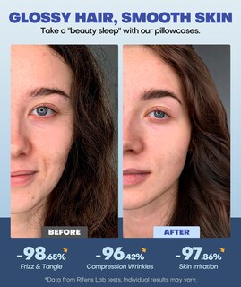 Foto 4 | Foto 4 | Funda De Almohada Rifens Ice Cooling Para Personas Que Duermen En Caliente Color Beige - Venta Internacional.