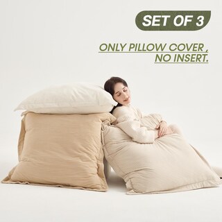 Foto 2 | Foto 2 | Juego De Fundas De Almohada Coco Top De Pana De Gran Tamaño 70 X 70 Cm Paquete De 3 - Venta Internacional.