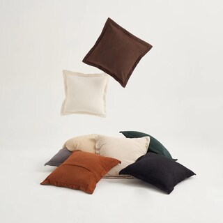 Foto 6 | Foto 6 | Juego De Fundas De Almohada Coco Top De Pana De Gran Tamaño 70 X 70 Cm Paquete De 3 - Venta Internacional.