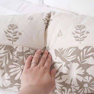 Foto 7 | Foto 7 | Funda De Cojín Lumbar Decorativa Sageselvas Taupe 30 X 50 Cm - Venta Internacional.