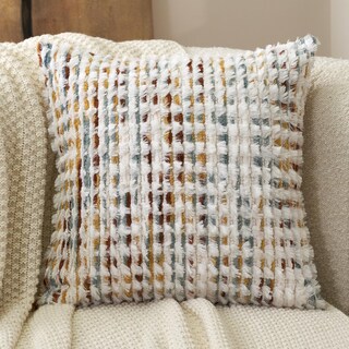 Foto 2 | Foto 2 | Funda De Almohada Aeckself Boho Chenille Con Mechones De 50 X 50 Cm Color Naranja Y Blanco - Venta Internacional.