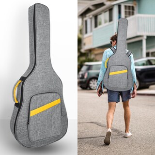 Foto 7 | Foto 7 | Estuche Para Guitarra Acústica Letsrock Para 39 40 41 Pulgadas Con Correa Gris - Venta Internacional.