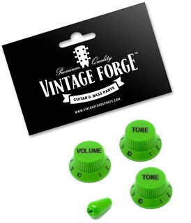 Foto 2 | Foto 2 | Perillas De Control De Guitarra Vintage Forge Green Para Fender Strat - Venta Internacional.
