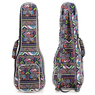 Foto 1 | Foto 1 | Funda Para Ukelele  Sellado En Caliente  26 Pulgadas De Grosor  Con Rayas Coloridas - Venta Internacional.