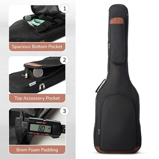 Foto 4 | Foto 4 | Funda Para Bajo Audioshark 8 Mm Acolchada Y Resistente Al Agua  Color Negro - Venta Internacional.