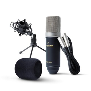 Foto 1 | Foto 1 | Micrófono Marantz Professional Mpm-1000 Xlr Con Soporte Negro - Venta Internacional.