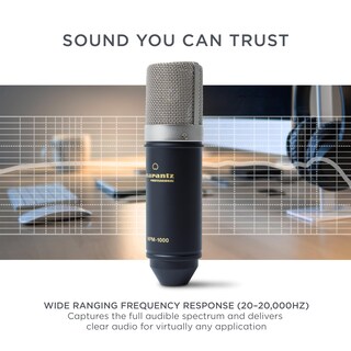 Foto 4 | Foto 4 | Micrófono Marantz Professional Mpm-1000 Xlr Con Soporte Negro - Venta Internacional.